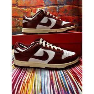 Nike Dunk Low Prm. ~coconut/Team red/ white New with box